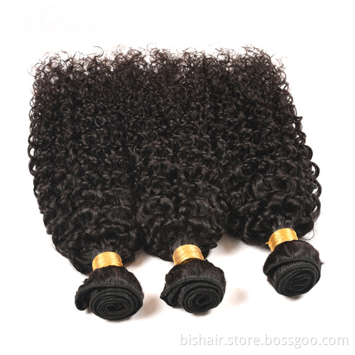 BIS Wholesale Top Quality 8a 9a 10a Jerry Curl Human Hair Weave Bundles Remy Curly Bundles With 100% Brazilian Human Hair